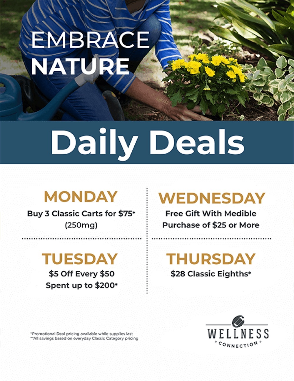 wellness connection daily cannabis deals