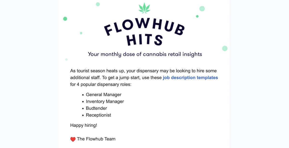 Flowhub newsletter