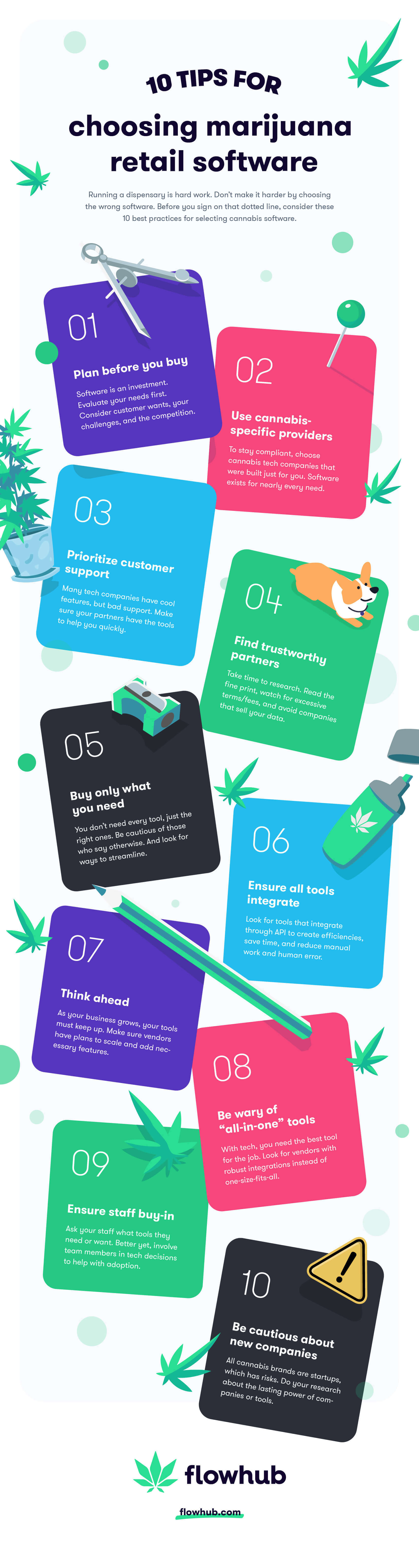 10 tips for choosing marijuana retail software