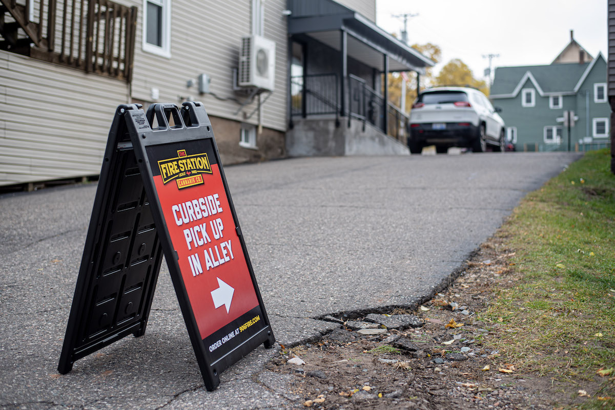 The Fire Station curbside pickup