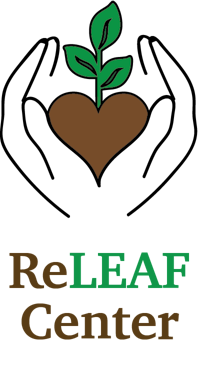 Re Leaf Center logo veritical