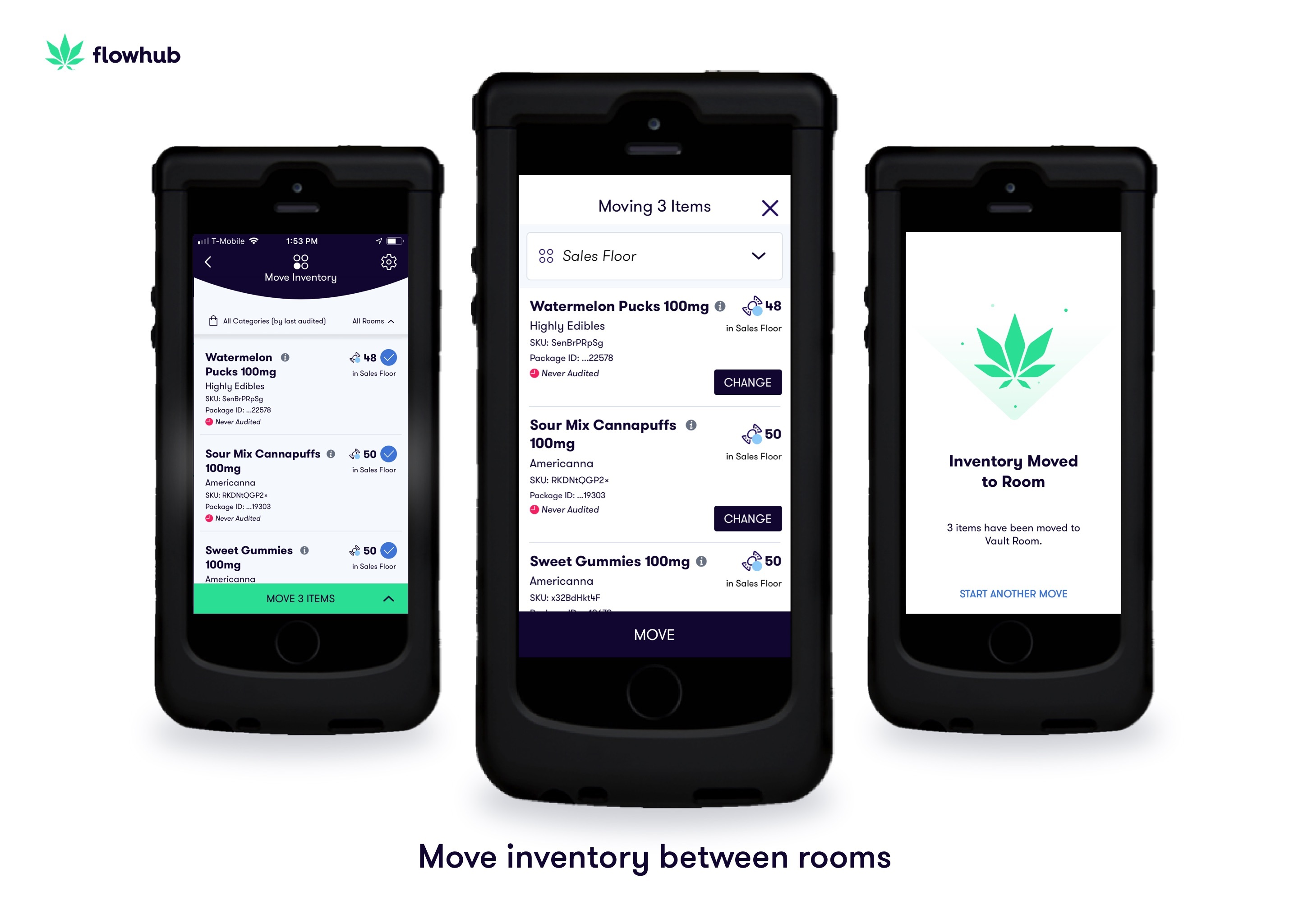 Stori App, track cannabis inventory and see cannabis deals nearby