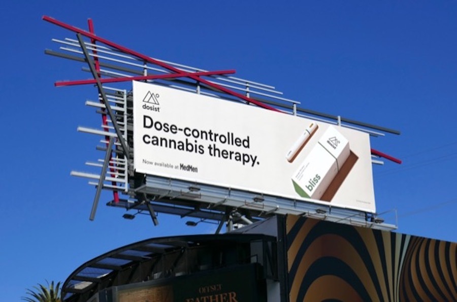 cannabis dispensary marketing billboard